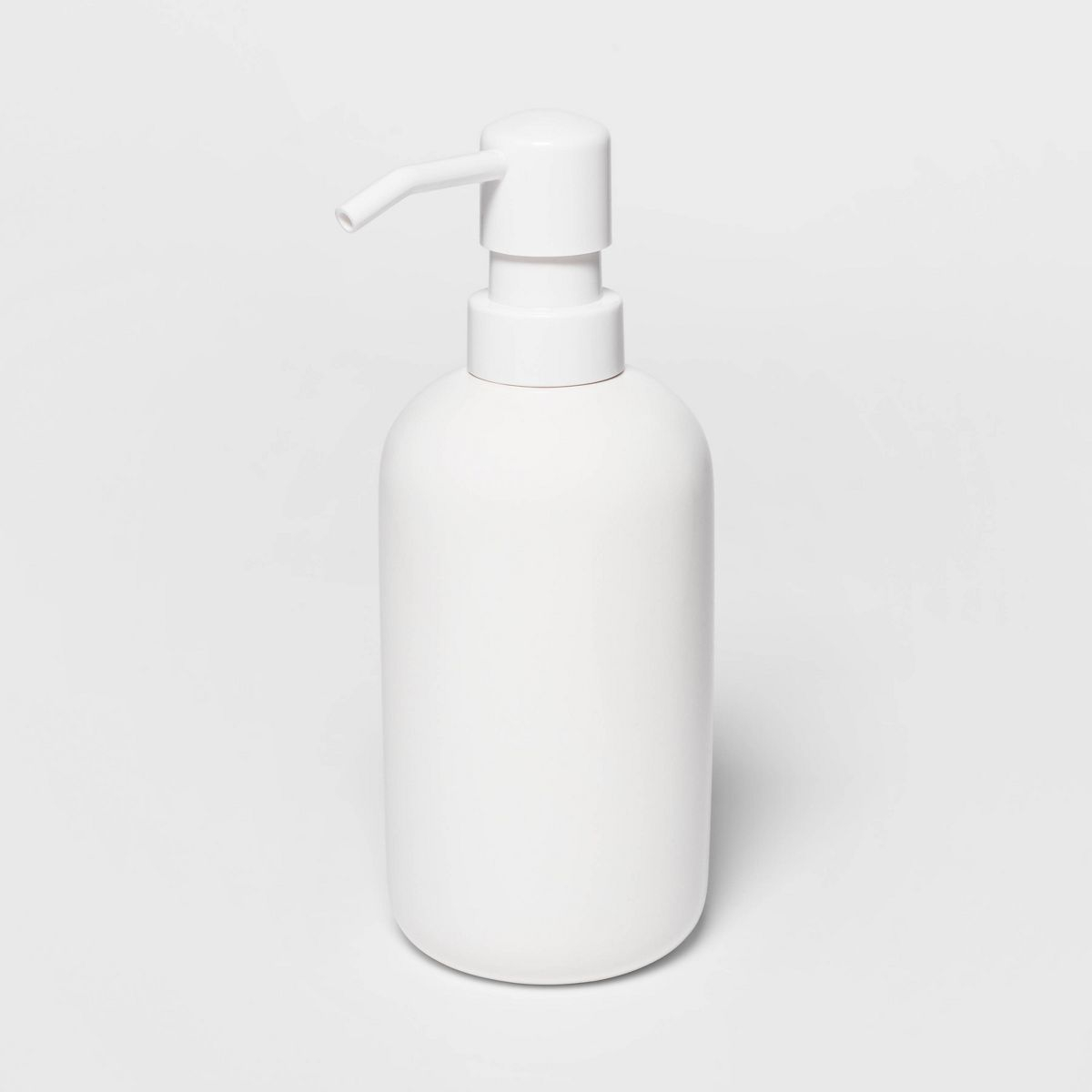 Soap Dispenser Pump - موزع صابون سيراميك أبيض بمضخة لغسل
