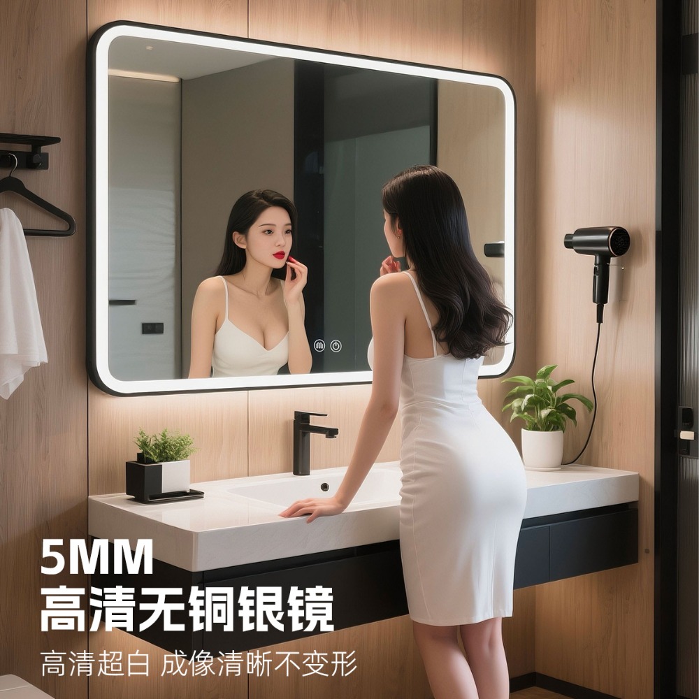 مشروع شقق فندقية مع مرآة حمام  - مراجعة Bathroom Mirror Led وسعره