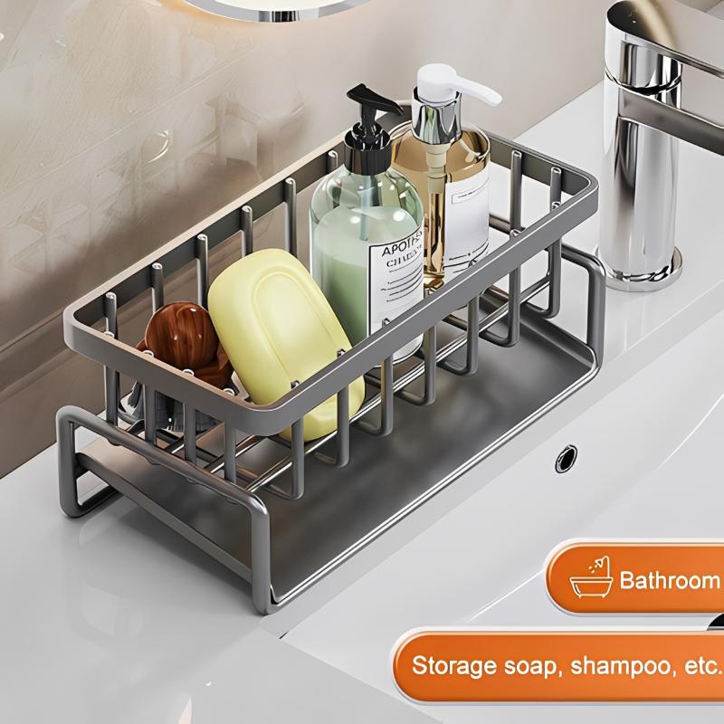 رف تجفيف الإسفنج مع حامل المنا - مراجعة Tiny Home Bathroom Kitchen وسعره