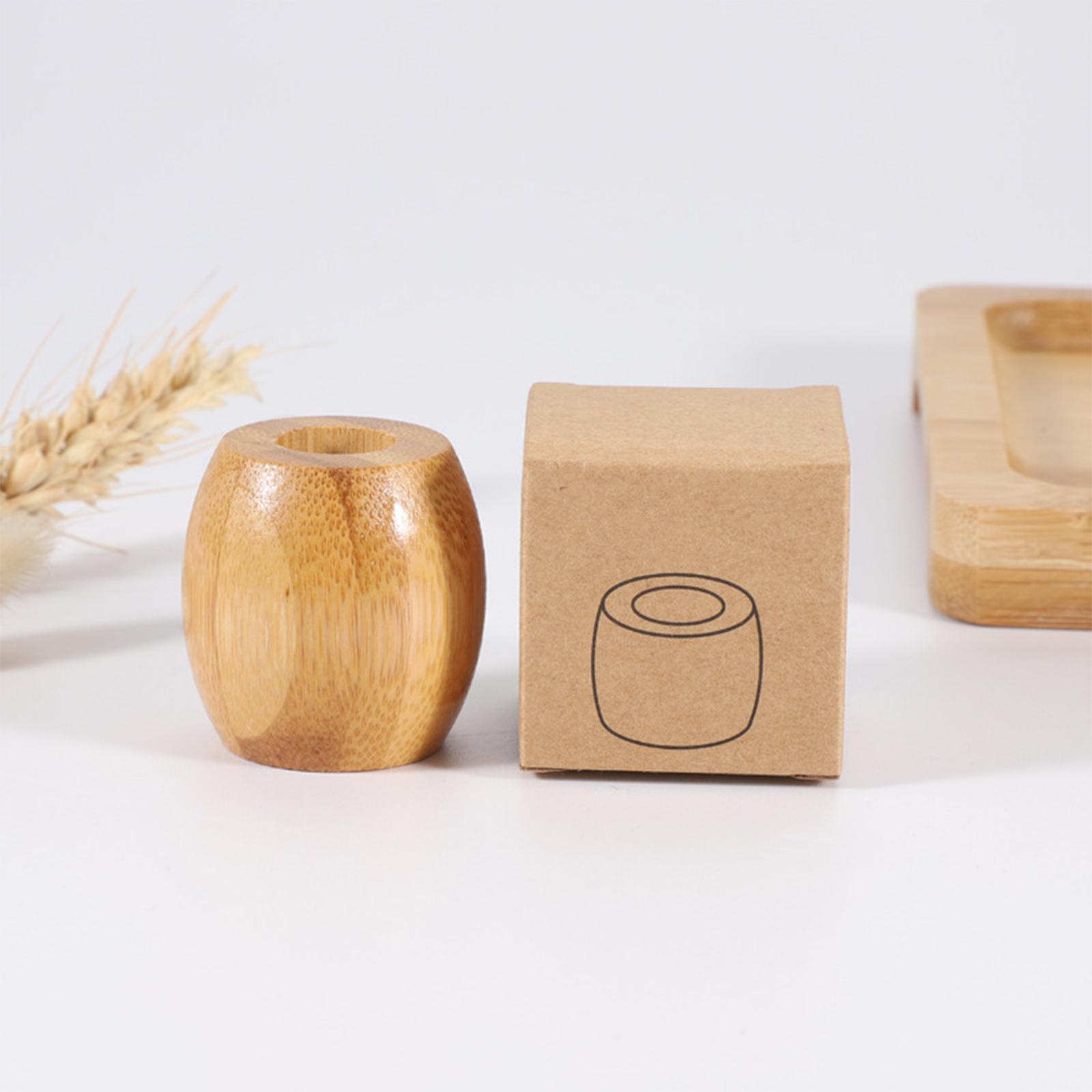 حامل فرشاة أسنان من الخيزران،  - مراجعة Home One Bathroom Accessories وسعره