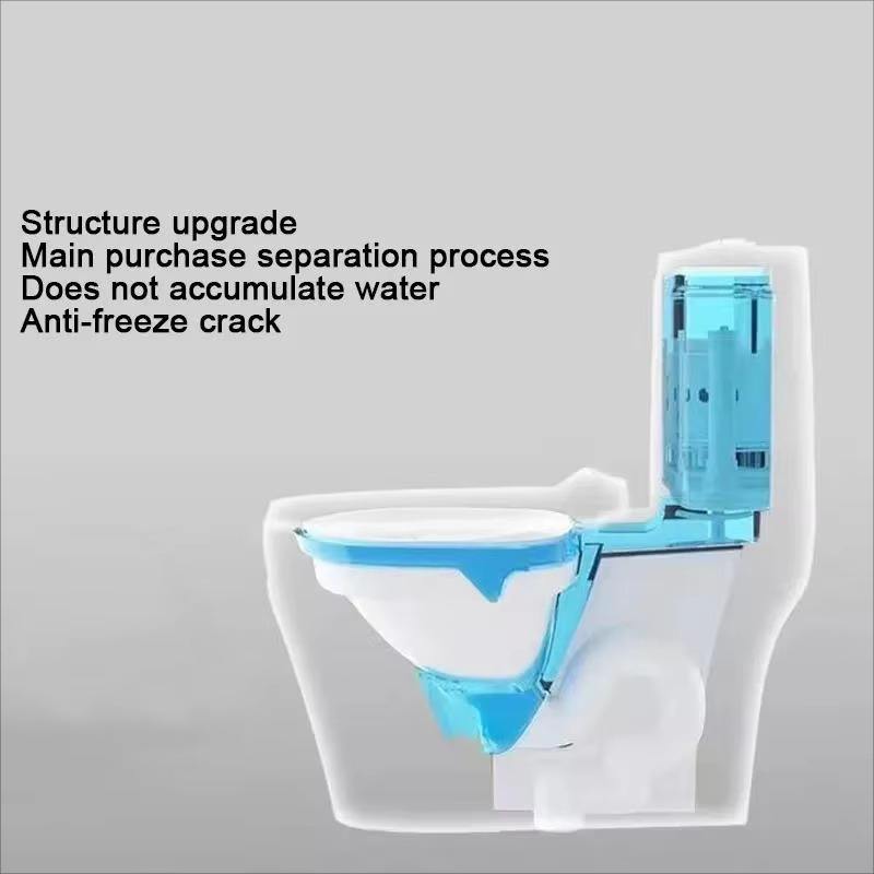 مرحاض سيراميك حديث مزدوج التدف - مراجعة Home One Bathroom Accessories وسعره