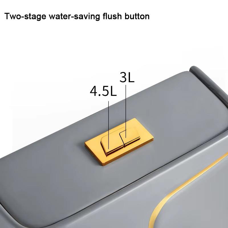 مرحاض سيراميك حديث مزدوج التدف - مراجعة Home One Bathroom Accessories وسعره