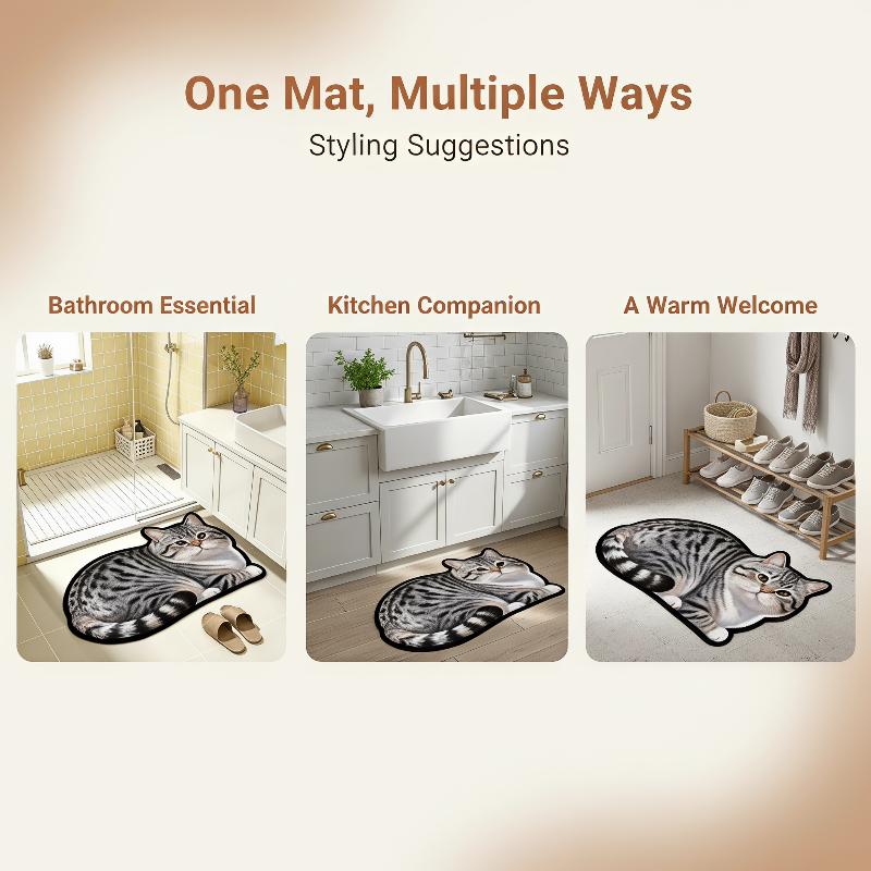 سجادة حمام من الدياتوميت بطباع - مراجعة Home Bathroom Ideas وسعره