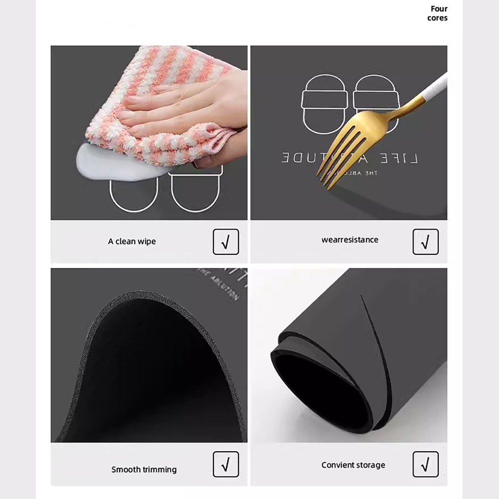 سجادة مدخل الحمام المضادة للان - مراجعة Home One Bathroom Accessories وسعره