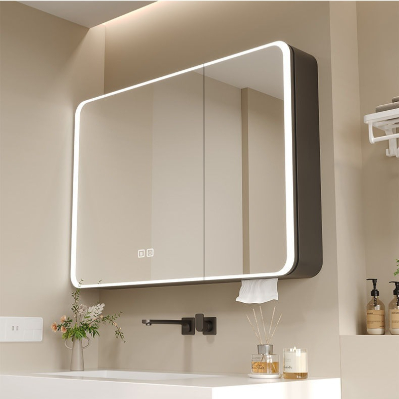 خزانة مرآة حمام LED من الألومن - مراجعة Bathroom Mirror Led وسعره