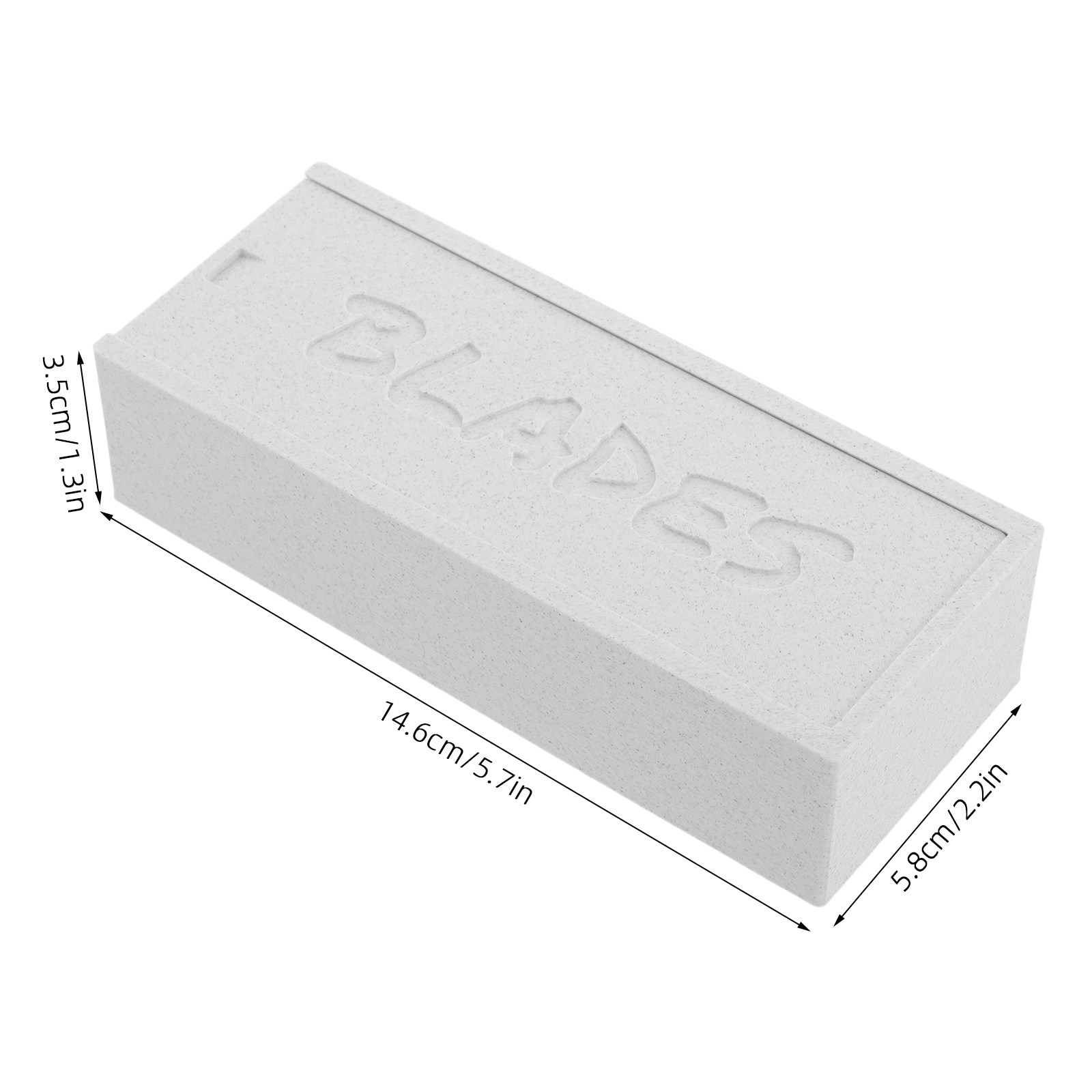 علبة تخزين شفرات بيضاء ذات قسم - مراجعة Home One Bathroom Accessories وسعره