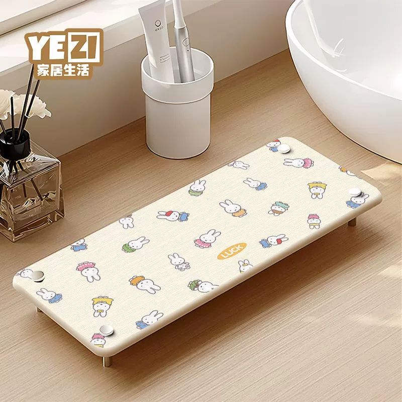رف عرض مكتبي لطيف على شكل أرنب - مراجعة Home Edit Bathroom Storage وسعره