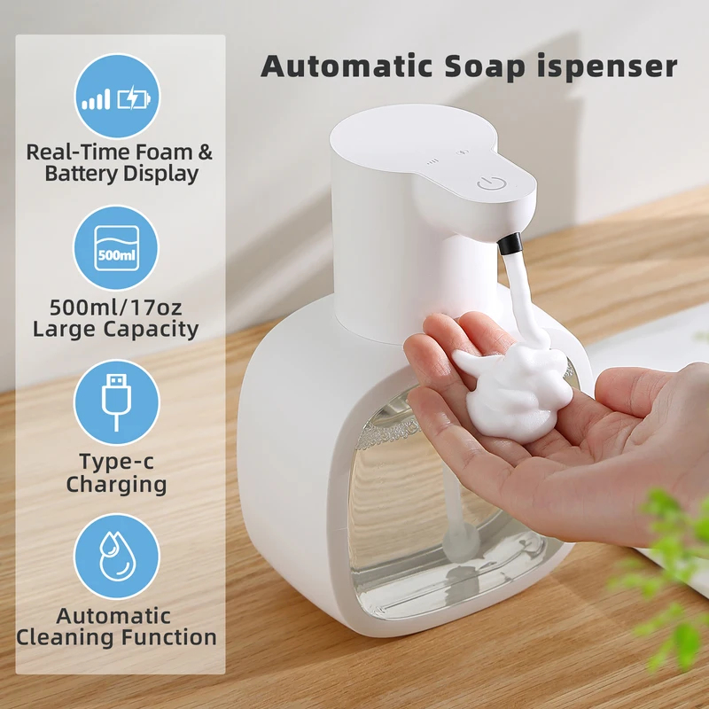 موزع صابون أوتوماتيكي جديد يثب - مراجعة Soap Dispenser Pump وسعره