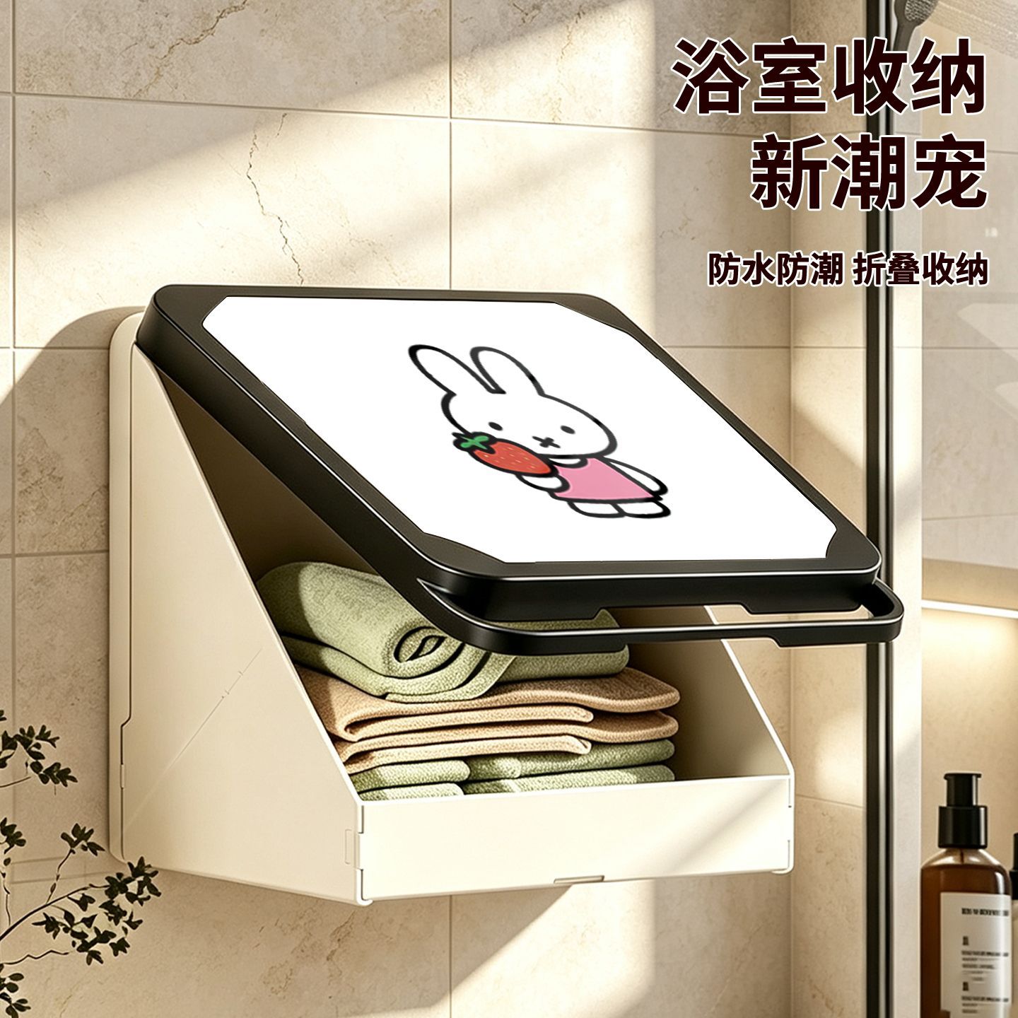 سلة تخزين جدارية مخفية مطبوعة  - مراجعة Home Edit Bathroom Storage وسعره