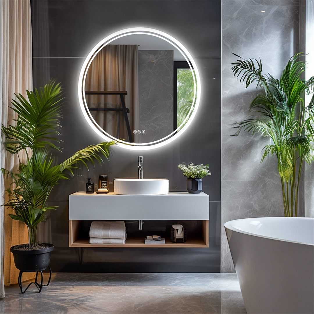 مرآة حمام دائرية من LUVODI بقط - مراجعة Zara Home Bathroom وسعره