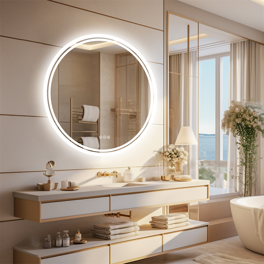 مرآة حمام دائرية من LUVODI بقط - مراجعة Zara Home Bathroom وسعره