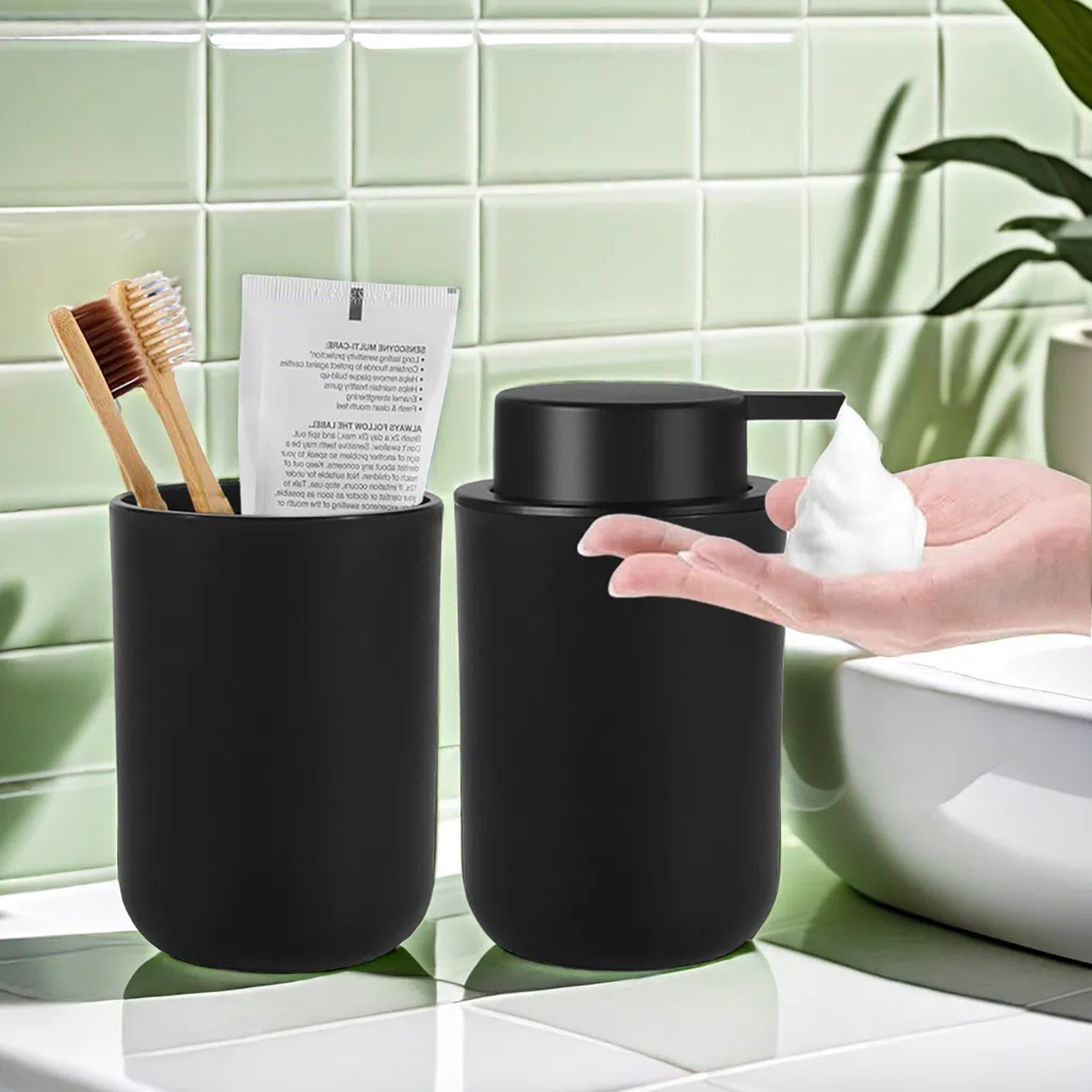 صانع رغوة صابون اليد للحمام وا - مراجعة Soap Dispenser Pump وسعره