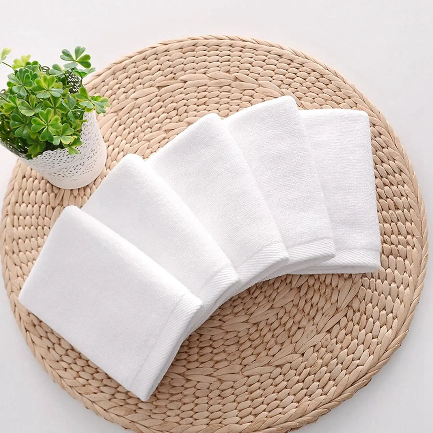 5/10/20 قطعة مناشف قطنية بيضاء - مراجعة Zara Home Bathroom وسعره
