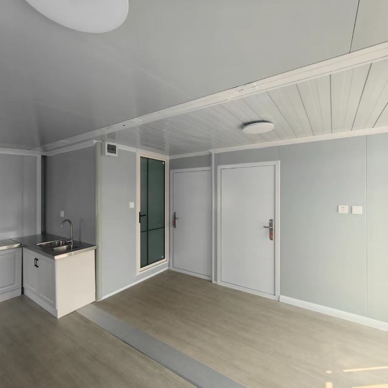 منزل حاويات قابل للطي مخصص بطو - مراجعة Tiny Home Bathroom Kitchen وسعره