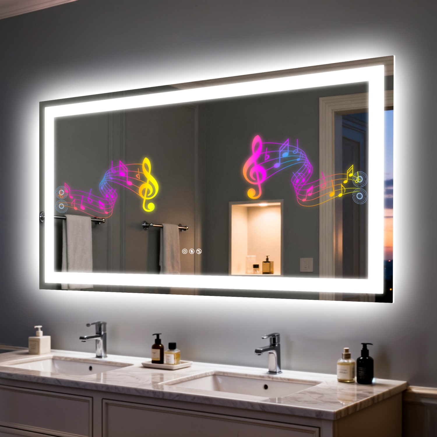 50/60/100/120 سنتيمتر LED مرآة - مراجعة Zara Home Bathroom وسعره
