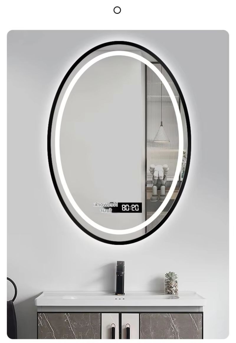 مرآة حمام LED بيضاوية الشكل 16 - مراجعة Bathroom Mirror Led وسعره