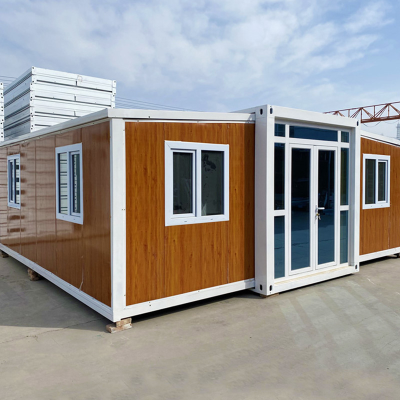 منزل حاويات قابل للتوسيع بطول  - مراجعة Tiny Home Bathroom Kitchen وسعره