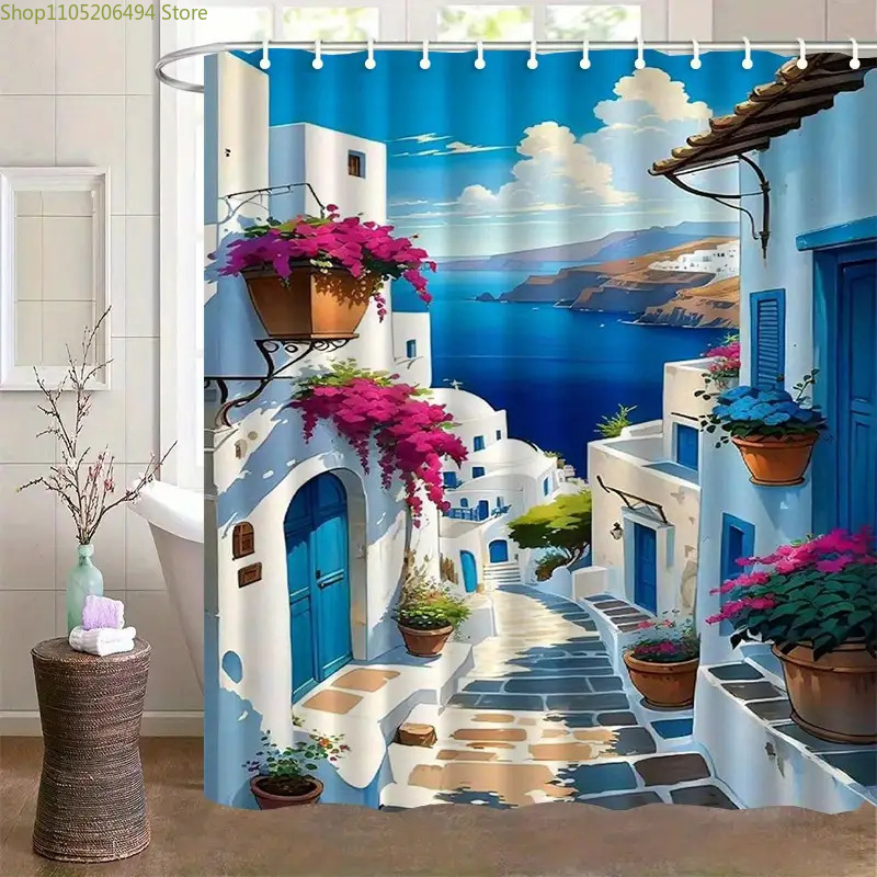 ستارة حمام بتصميم جزيرة سانتور - مراجعة Home Bathroom Ideas وسعره